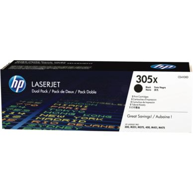 Toner Svart 305X 4K DUAL PACK