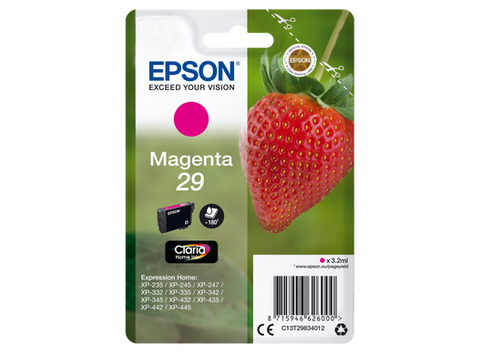 Epson 29 Claria Home Ink | 180Sidor | Magenta