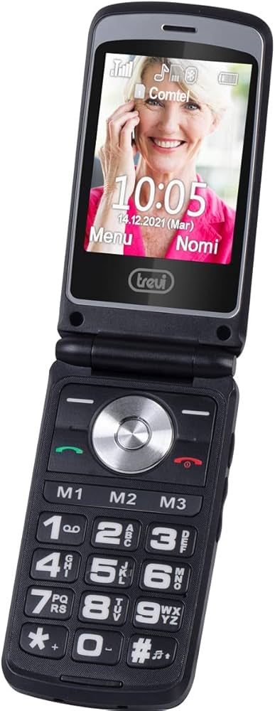 DISPLAY SKAL MOBIL SENIORTELEFON TREVI FLEX PLUS 65 SVART