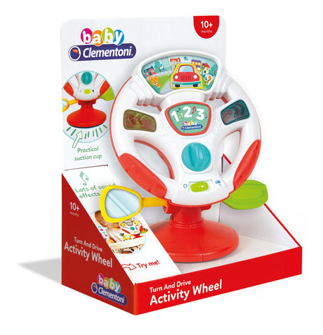 Baby Clementoni Turn and Drive Activity Wheel