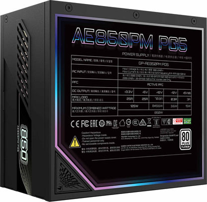 Gigabyte Aorus Elite PI 850W nätaggregat (svart)