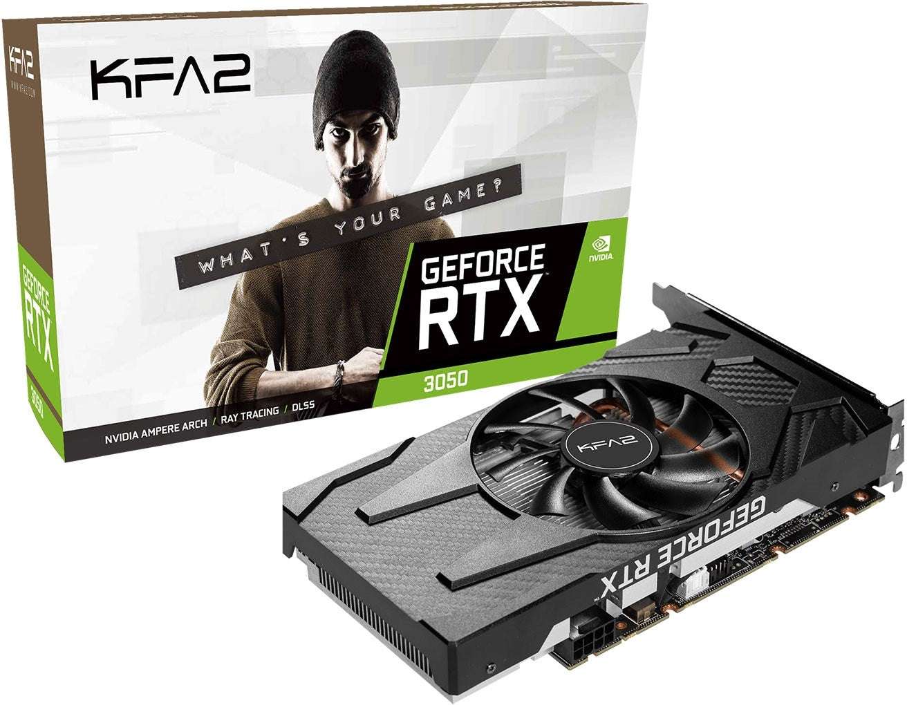 KFA2 GeForce RTX 3050 (1-Click OC) 8GB GDDR6