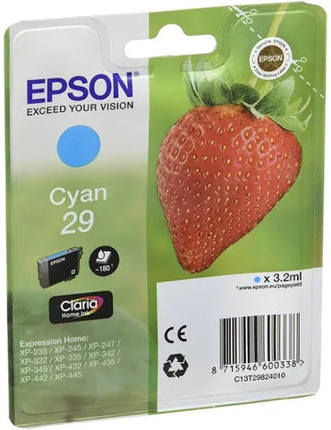 Epson 29 Claria Home Ink | 180Sidor | Cyan