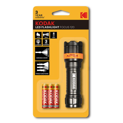 KODAK LED Flashlight Focus 120
