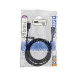 DELTACO High-Speed Premium HDMI-kabel, 2m, Ethernet, 4K UHD, svart