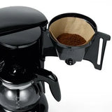 SEVERIN KA 4805 - Kaffebryggare - 4 koppar - svart/borstat rostfritt stål